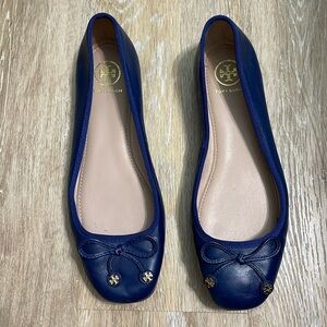 Blue Tory Burch Ballet flats